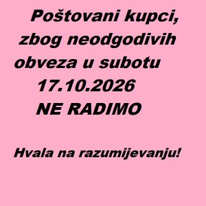 RADNO VRIJEME SUBOTA 17.10.2026