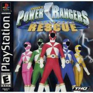 PSX IGRA POWER RANGERS RESCUE