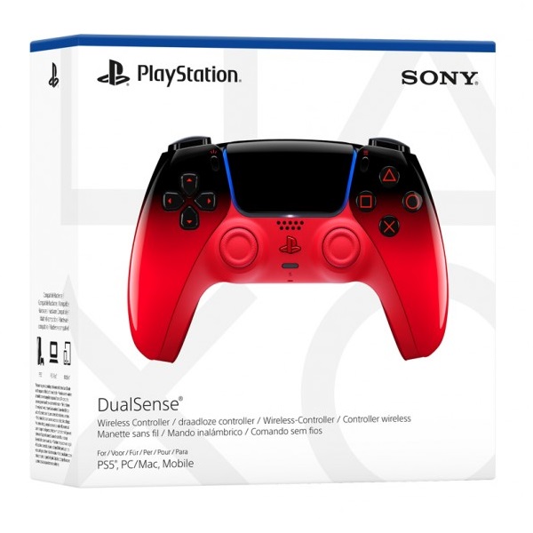 PS5 DualSense Wireless Controller Techno Red
